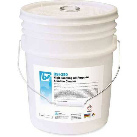 BEST SANITIZERS High-Foaming Alkaline Cleaner, 5 gal. Pail, Mild Sweet BSI2502