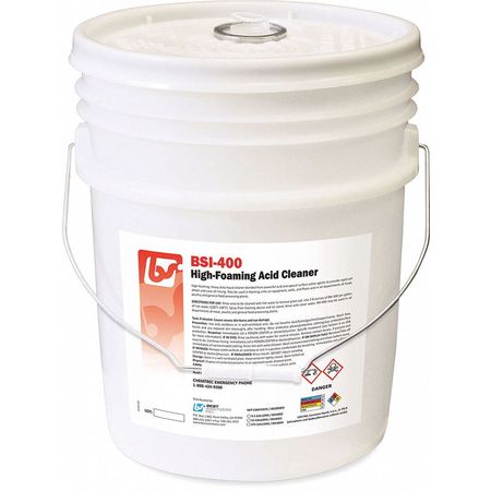 BEST SANITIZERS Acidic Cleaner, 5 gal. Pail, Unscented BSI4002