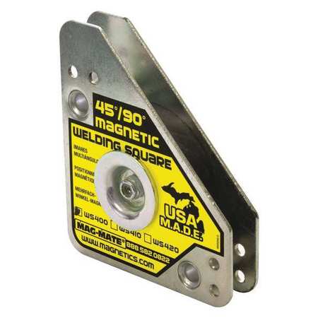 Mag-Mate Magnetic Welding Square, 4-3/8in.L, 75 lb. WS400AX3