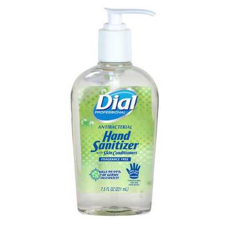 Dial Hand Sanitizer, Gel, 7.5 oz., PK12 01585