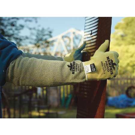 Mcr Safety Cut Resistant Coated Gloves, A6 Cut Level, PVC, XL, 1 PR 93847XL