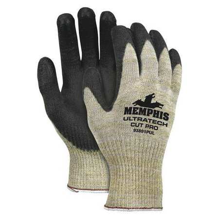 MCR SAFETY Cut Resistant Coated Gloves, A4 Cut Level, Polyurethane, XL, 1 PR 93891PUXL