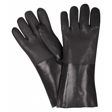 Mcr Safety 14" Chemical Resistant Gloves, PVC, L, 1 PR 6514SJ
