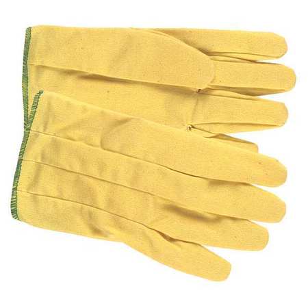 Mcr Safety Vinyl Coated Gloves, Full Coverage, Yellow, M, 12PK 9850M