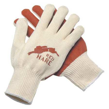 MCR SAFETY Nitrile Coated Gloves, Palm Coverage, Natural, L, 12PK 9670L