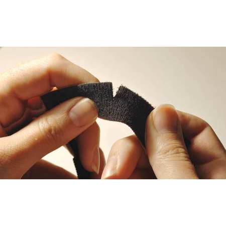 Velcro Brand 1/2" W x 75' L Hook-and-Loop Black One-Wrap Fastener Strap .500X3K1WP/25