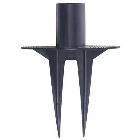 BANNER STAKES PLUS Stake Removable Spike, Black, Plastic PL4081