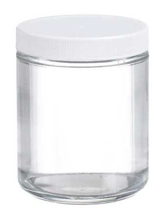 Wheaton Glass Jar, 8 oz, PK12 W216905