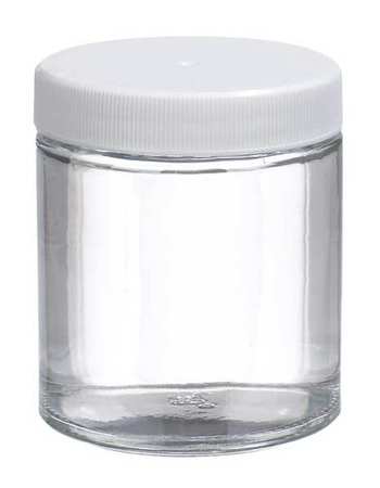 WHEATON Glass Jar, 4 oz, PK24 W216909