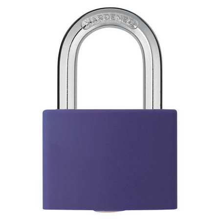 ZORO SELECT Lockout Padlock, KA, Purple, 2"H, PK3 48JR57
