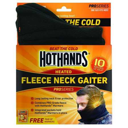 Hothands Neck Gaiter, Fleece, Black, Universal NECKGAITBLK