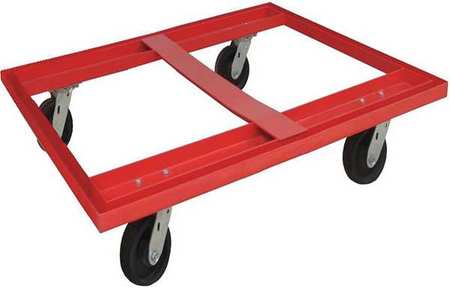 ZORO SELECT Pallet Dolly, 48x48, Cap 3600 lb, Steel 48J084