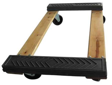 ZORO SELECT General Purpose Dolly, 30x18, Hardwood 48J071