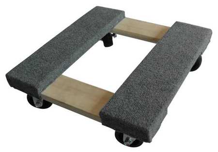 ZORO SELECT General Purpose Dolly, 16x16, Carpeted 48J067