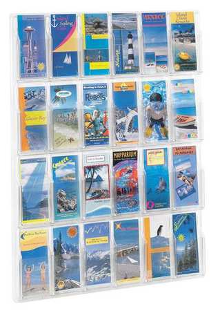 SAFCO Pamphlet Display, Clear 5601CL