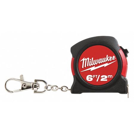 Milwaukee Tool Milwaukee 6ft / 2m Keychain Tape Measure 48-22-5506