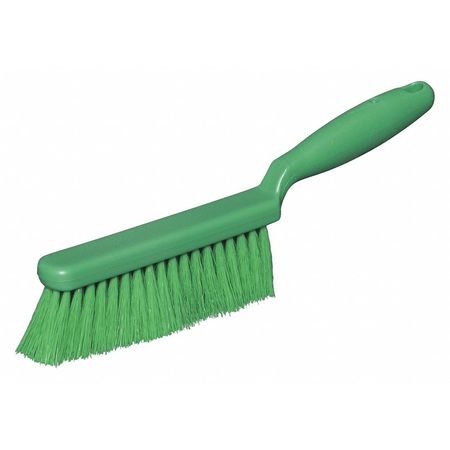 Tough Guy 1 in W Bench Brush, Soft, 5 1/4 in L Handle, 6 3/4 in L Brush, Green, Plastic, 12 in L Overall 48LZ04