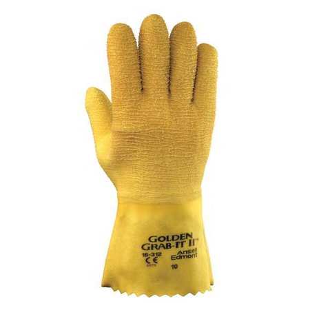 EDGE Cut Resistant Coated Gloves, A2 Cut Level, Natural Rubber Latex, 10, 1 PR 16-312