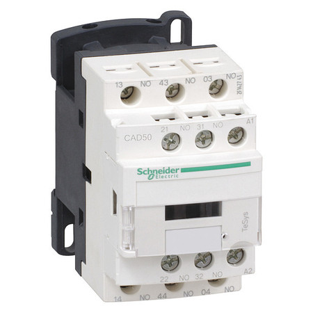 SCHNEIDER ELECTRIC TeSys Deca control relay - 5 NO - <= 690 V - 24 V DC low consumption coil CAD50BL
