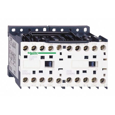 SCHNEIDER ELECTRIC IEC Magnetic Contactor, 3 Poles, 110 V AC, 12 A, Reversing: Yes LC2K1210F7