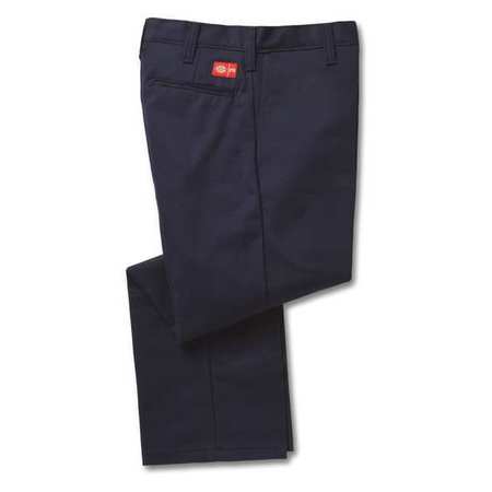 DICKIES FR Pant, Navy, 34 in Waist x 34 in Inseam 4839NB 34 34