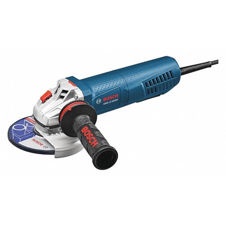 BOSCH 5" Variable-Speed Angle Grinder with Paddle Switch and Dust Guard GWS13-50VSP