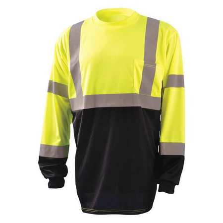 OCCUNOMIX 2XL T-Shirt, Hi-Vis Yellow LUX-LSETPBK-Y2X