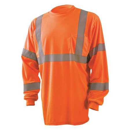 Occunomix 2XL T-Shirt, Hi-Vis Orange LUX-LSETP3B-O2X