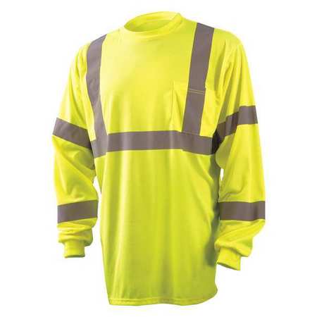 Occunomix XL T-Shirt, Hi-Vis Yellow LUX-LSETP3B-YXL | Zoro
