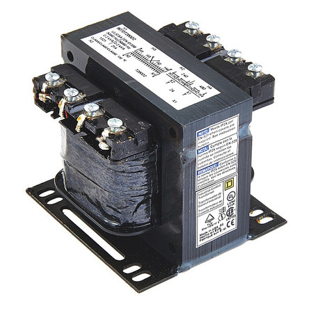 Square D Control Transformer, 25 VA, Not Rated, 55 °C 9070T25D1