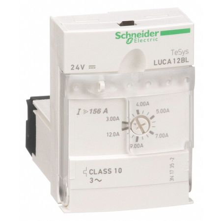 SCHNEIDER ELECTRIC Overload Module, 24V DC, 3 Poles LUCA12BL