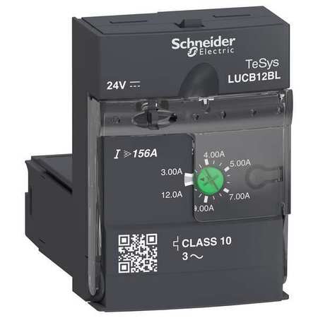 SCHNEIDER ELECTRIC Overload Module, 24V DC, 3 Poles LUCB12BL