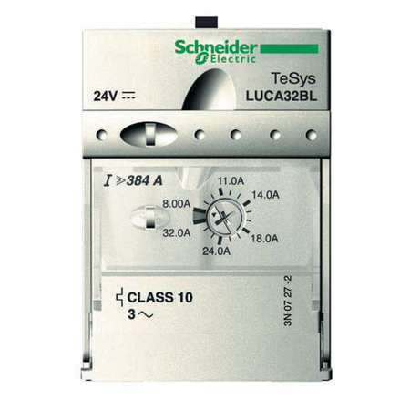 SCHNEIDER ELECTRIC Overload Module, 24V DC, 3 Poles LUCA32BL