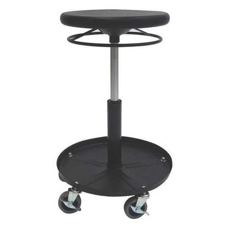 Shopsol Welding Stool, Height Range 18" to 26", Polyurethane Black 1010303