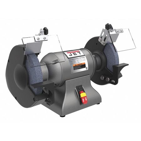 Jet Bench Grinder, 8 in Max. Wheel Dia, 1 in Max. Wheel Thickness, 36/60 Grinding Wheel Grit 578008