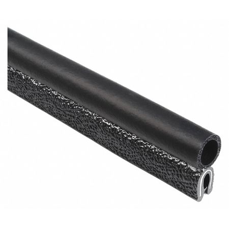 TRIM-LOK Trim Seal, EPDM, 25 ft Length, 3/4" Overall Width, Style: Trim with a Side Bulb 3062B3X1/16C-25