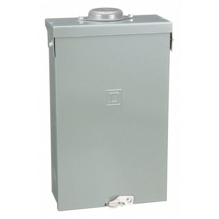 Square D Load Center, HOM, 4 Spaces, 125A, 240V, Main Lug, 1 Phase HOM48L125GRB