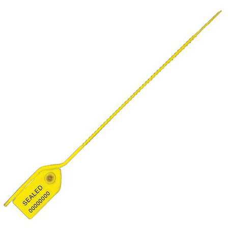 UNIVERSEAL Pull-Tight Seals, Yellow, Plastic, PK100 UPULL-MD T/A YELLOW100