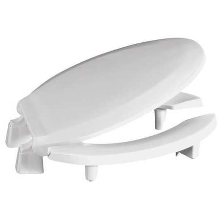 CENTOCO Toilet Seat, With Cover, Plastic, Elongated, White GR3L820STS-001