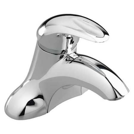 AMERICAN STANDARD Lever Handle 4" Mount, 3 Hole Bathroom Faucet, Polished chrome 7385000.002
