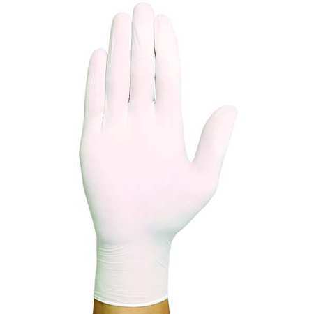 Condor Disposable Gloves, 3.1 mil Palm, Vinyl, Powder-Free, S, 100 PK, White 48UM94