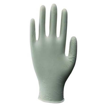 CONDOR Disposable Gloves, Natural Rubber Latex, Powdered Natural, S, 100 PK 48UM24
