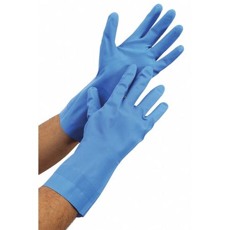 Condor 12" Chemical Resistant Gloves, Nitrile, 7, 1 PR 48UN90