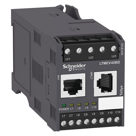 SCHNEIDER ELECTRIC Extension module, TeSys T, 4 inputs, 24VDC, for LTMR controller LTMEV40BD