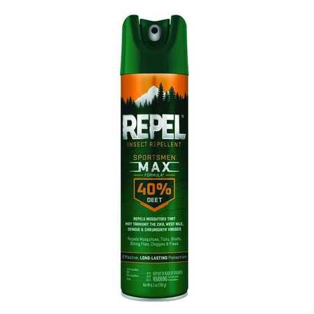 Repel Insect Repellent, Aerosol, DEET, 40% DEET Concentration, Outdoor Use, 6.5 oz HG-33801