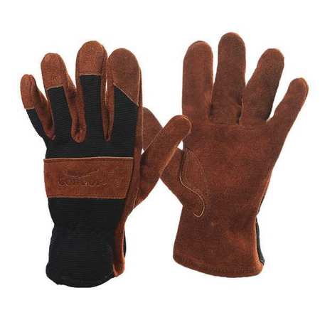 CONDOR Leather Gloves, Suede Cowhide, XL, PR 48WU52