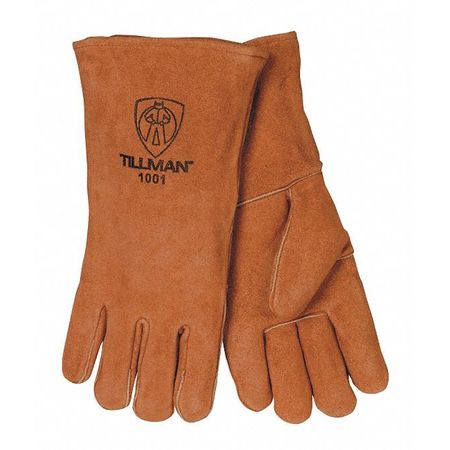 TILLMAN Stick Welding Gloves, Cowhide Palm, L, PR 1001B