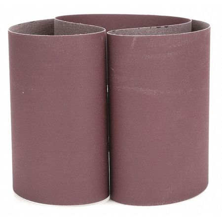 3M Sanding Belt, Coated, 6 in W, 48 in L, P180 Grit, Not Applicable, Aluminum Oxide, 341D, Brown 7000118795