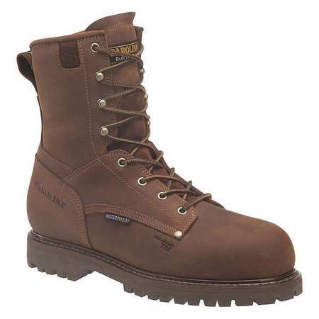 CAROLINA SHOE Size 15 Men's 8 in Work Boot Composite Work Boot, Brown CA9528