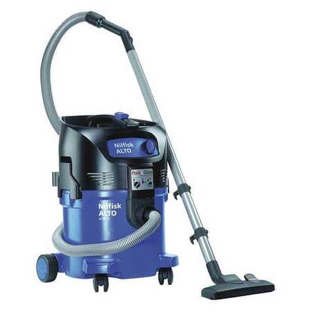 NILFISK Industrial Shop Vacuum, 1-31/64" Hose Dia., HEPA 3200 l/min 107418445